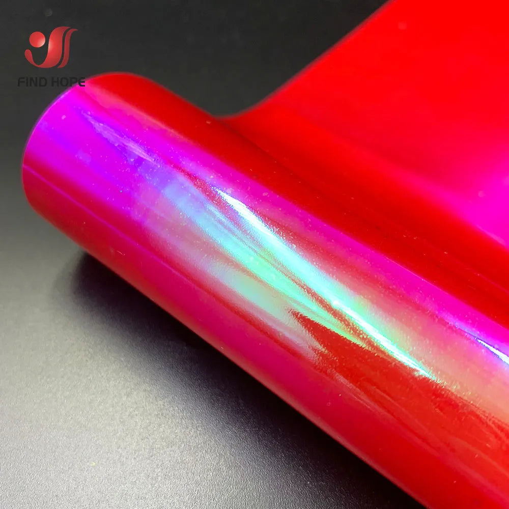 Holographic Heat Transfer Vinyl Sheet Iron-on Heat Press Permanent Print