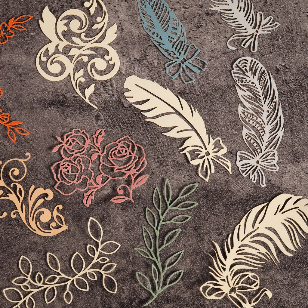 20pcs Hollow out Special-shaped  Paper, embelishments