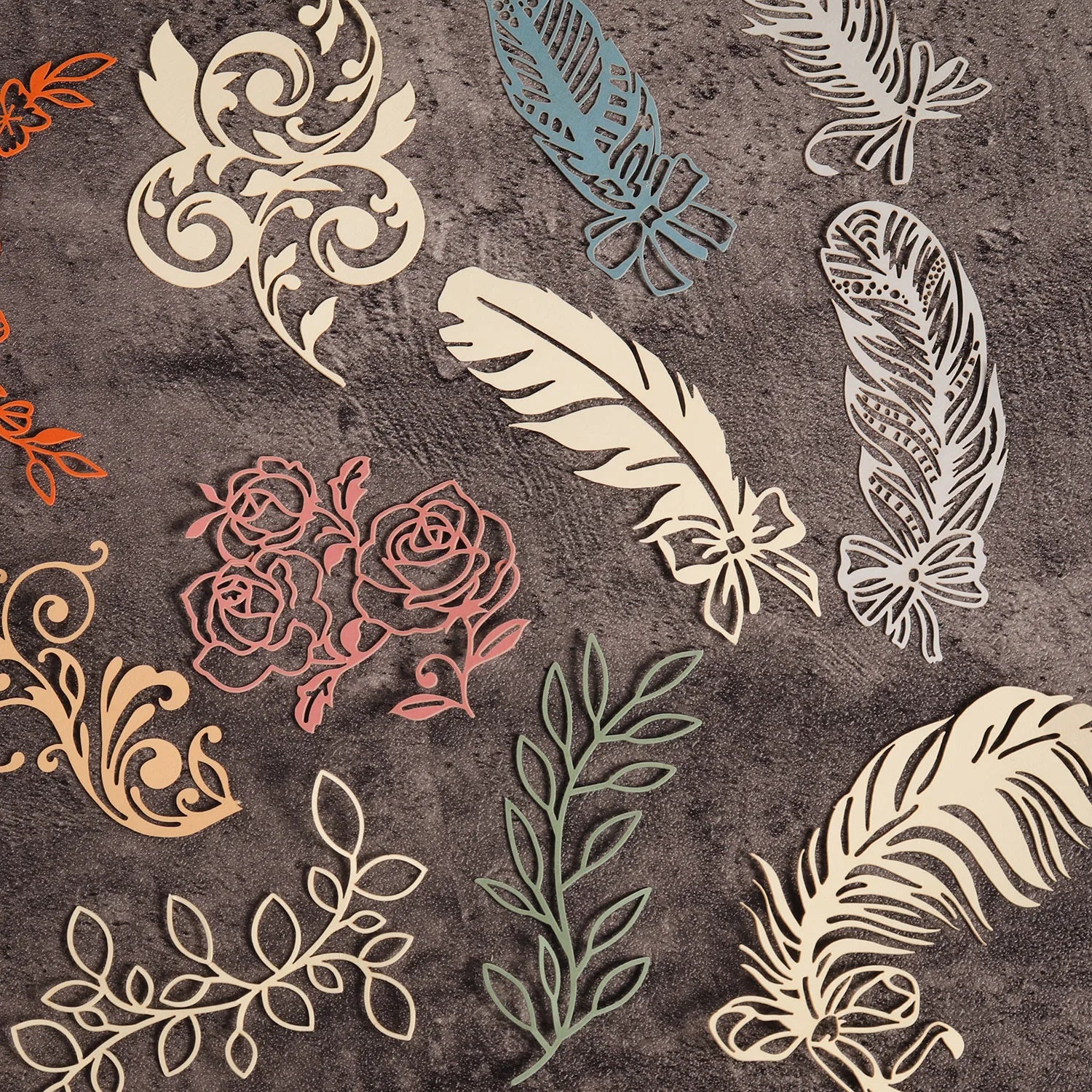 20pcs Hollow out Special-shaped  Paper, embelishments