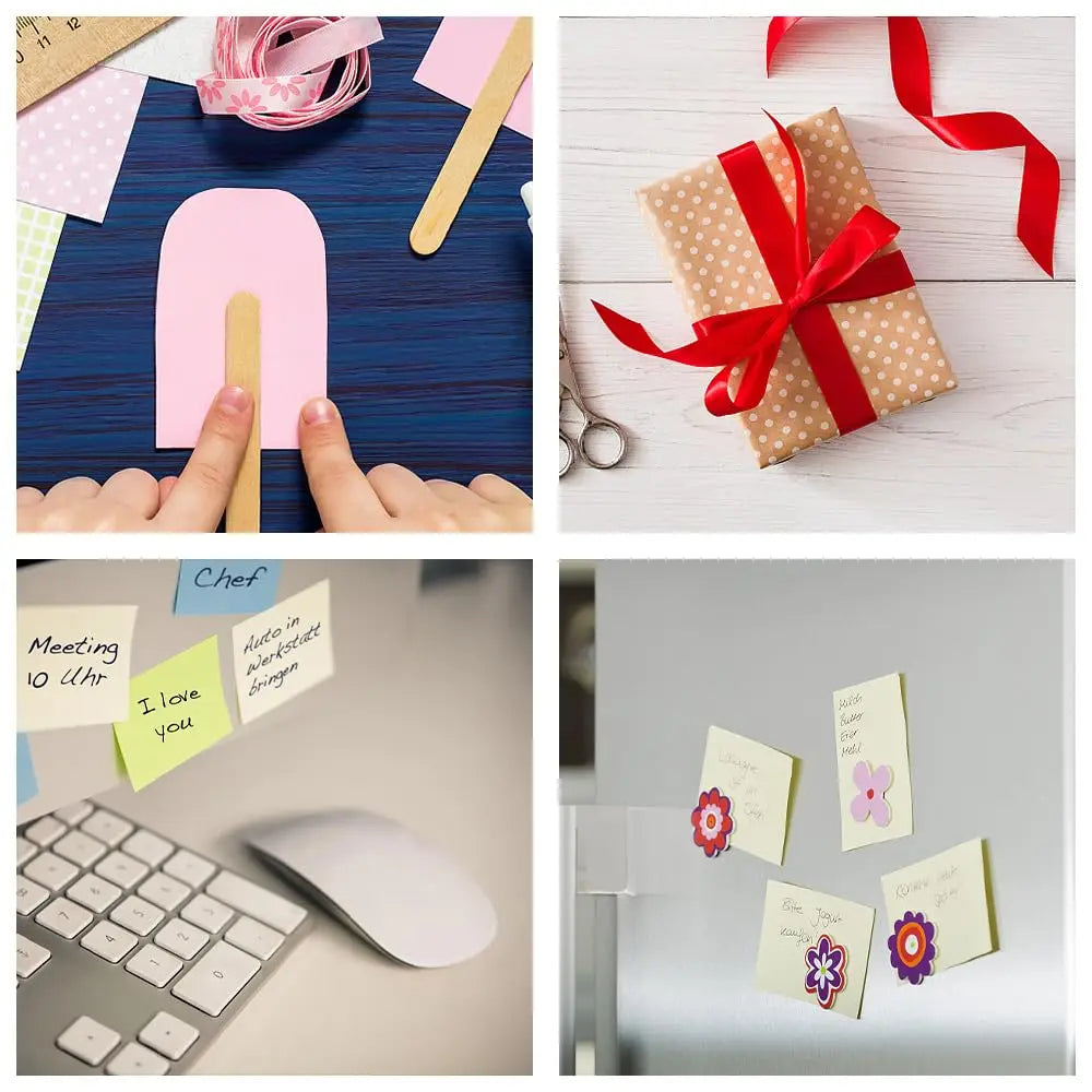 8-pack large capacity double-sided glue tape for scrapbooking