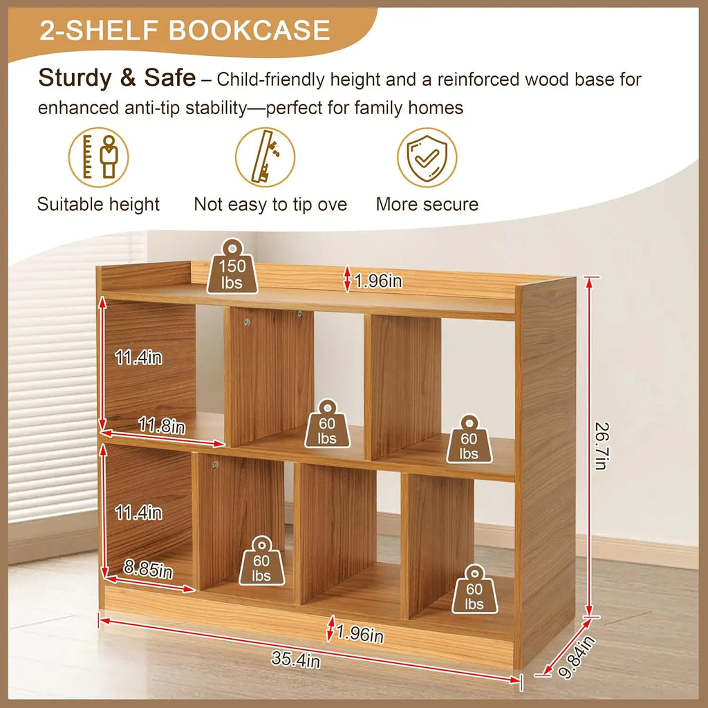 2 Tier Storage Shelf Organizer for Bedroom Living Room Office