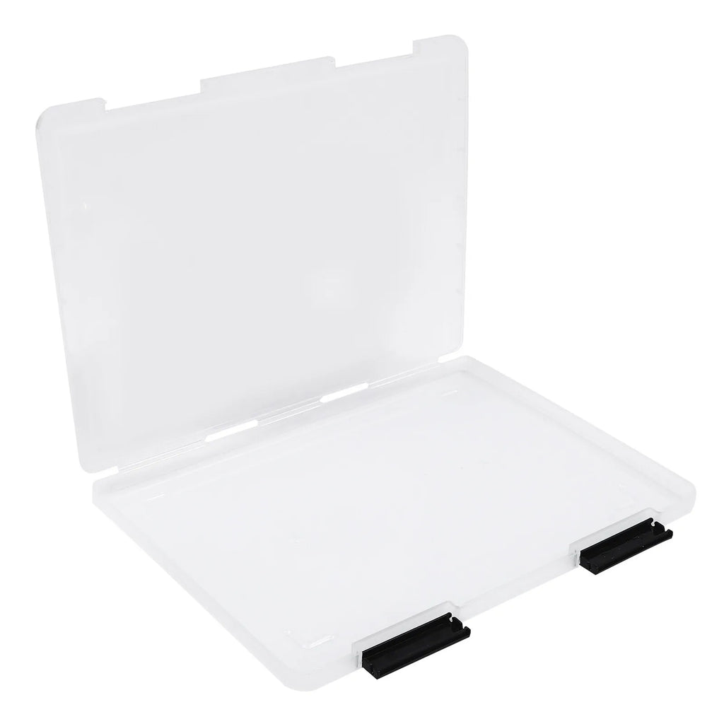 12 Pcs Polypropylene Clear File Boxes