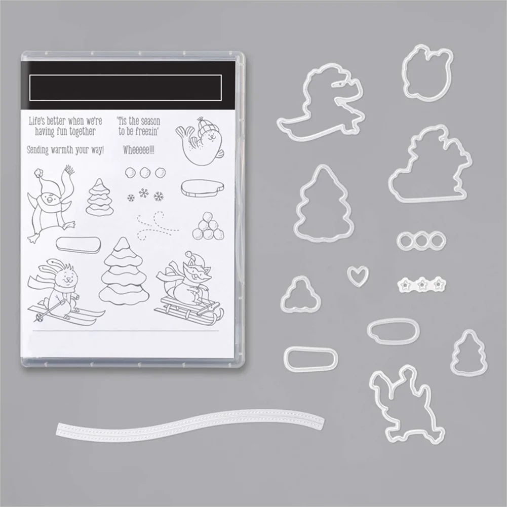 Christmas Series Cutting Die Transparent Seal Stamp
