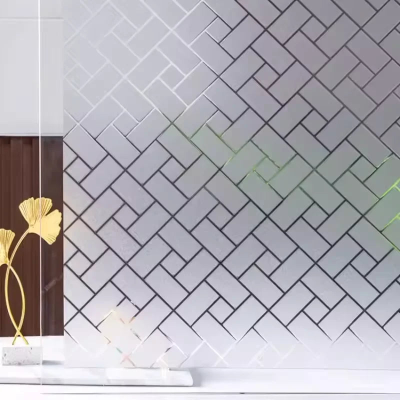 frosted glass electrostatic vinyl cover suitable for home office bathroom decoration sticker