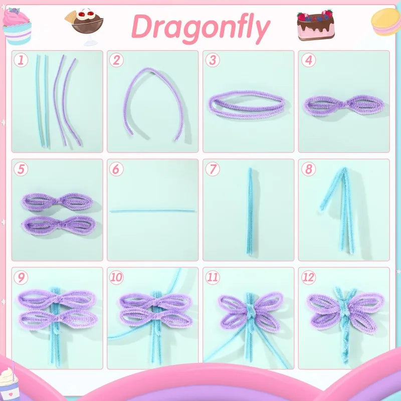 Creative Wires  Pipe Cleaners Colorful Chenille Stems