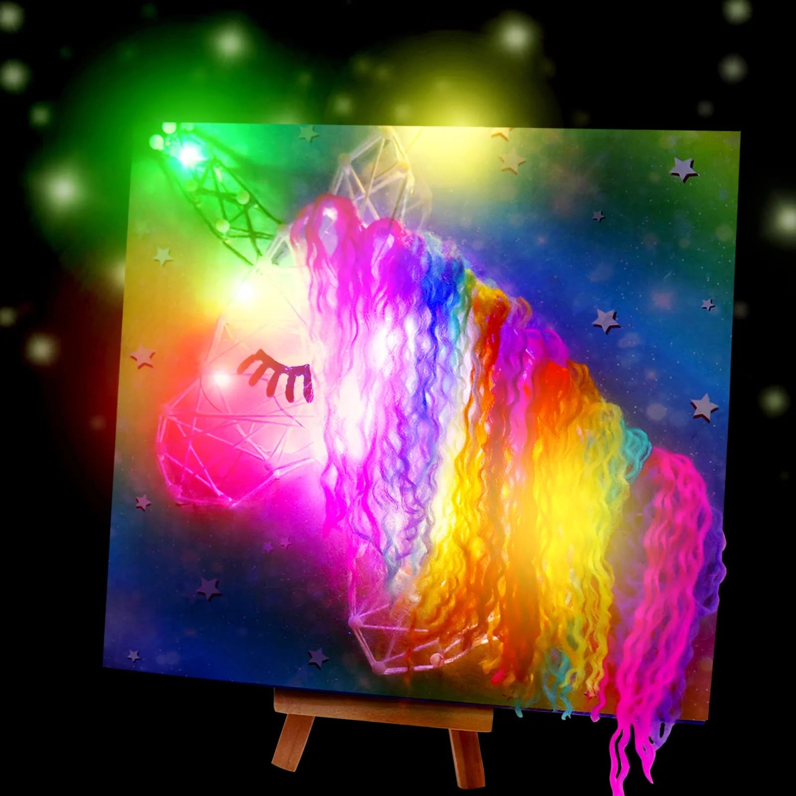 3D String Light Art Latern and Crafts Light Nail Kit Light