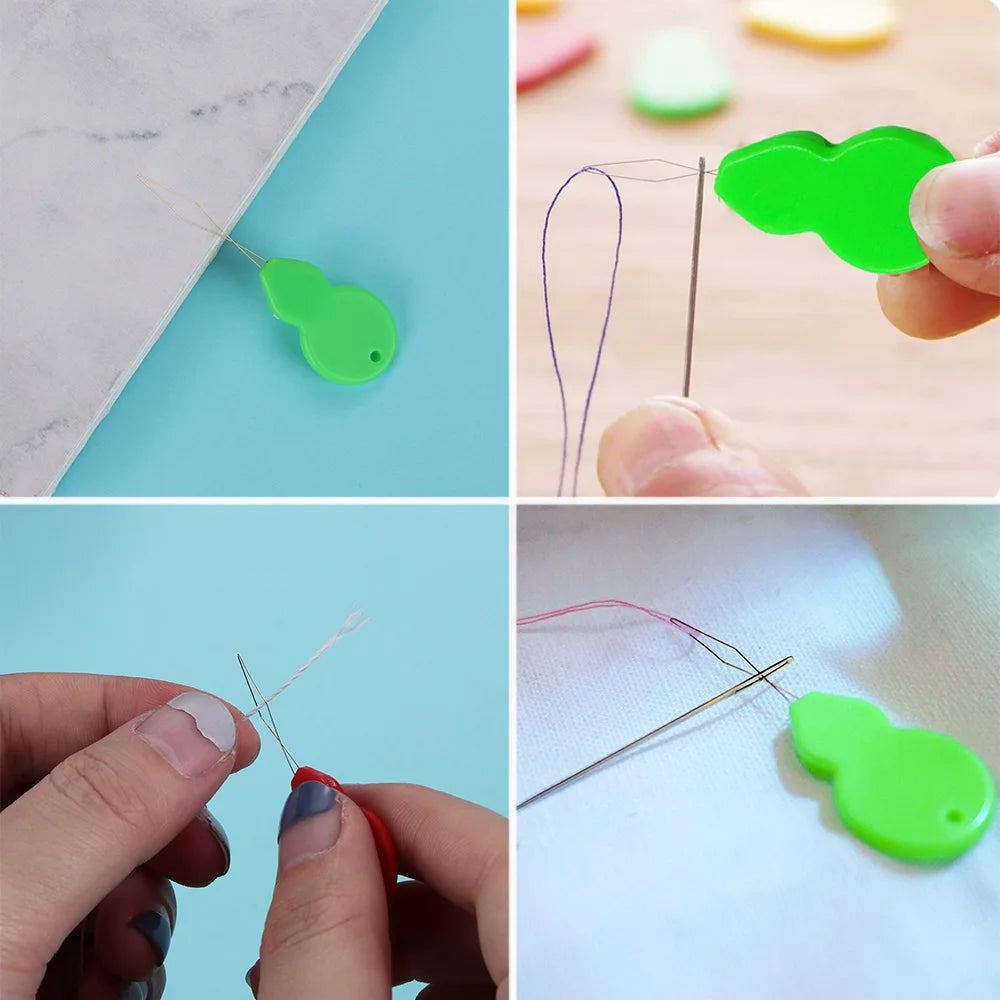 10Pcs New Bow Plastic Needle Threader