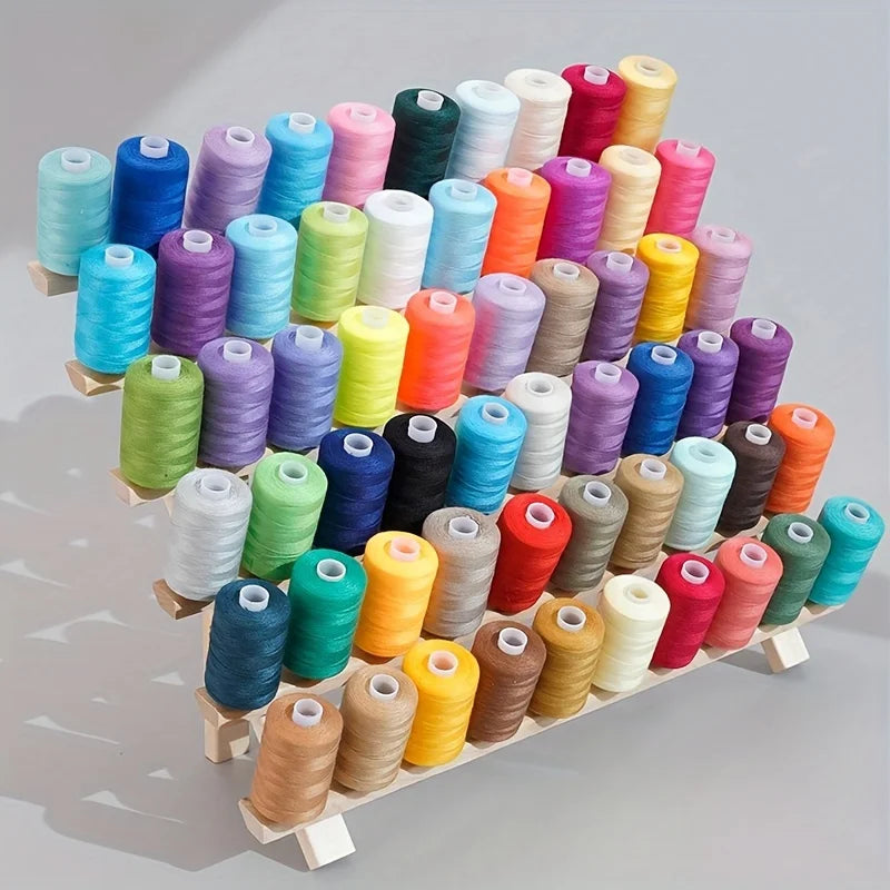 2PCS Wooden Thread Rack holds 60 Spools