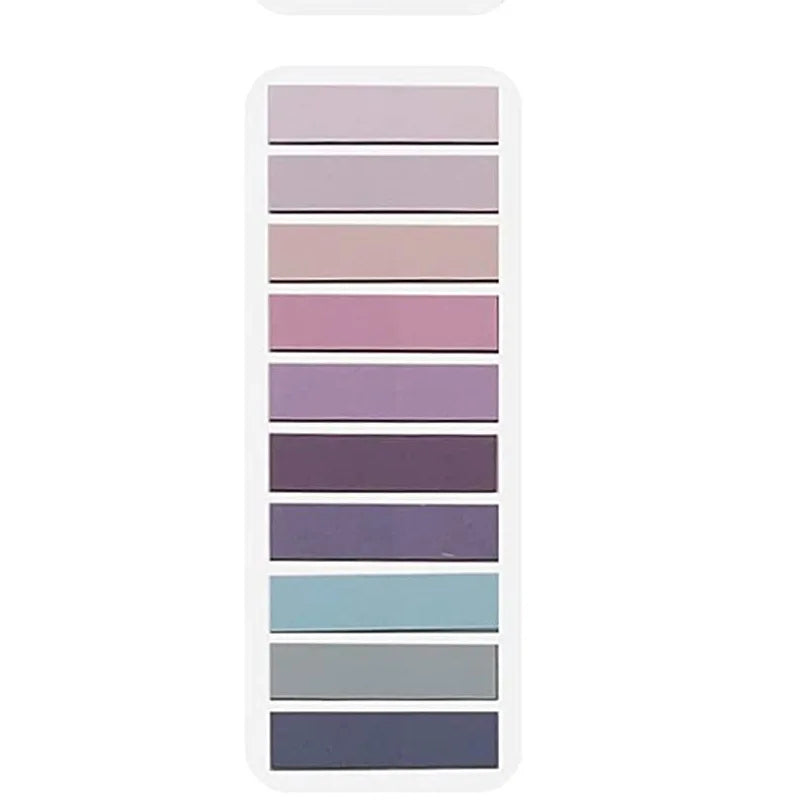 Colorful Transparent Sticky Notes Self -Adhesive Book Marker