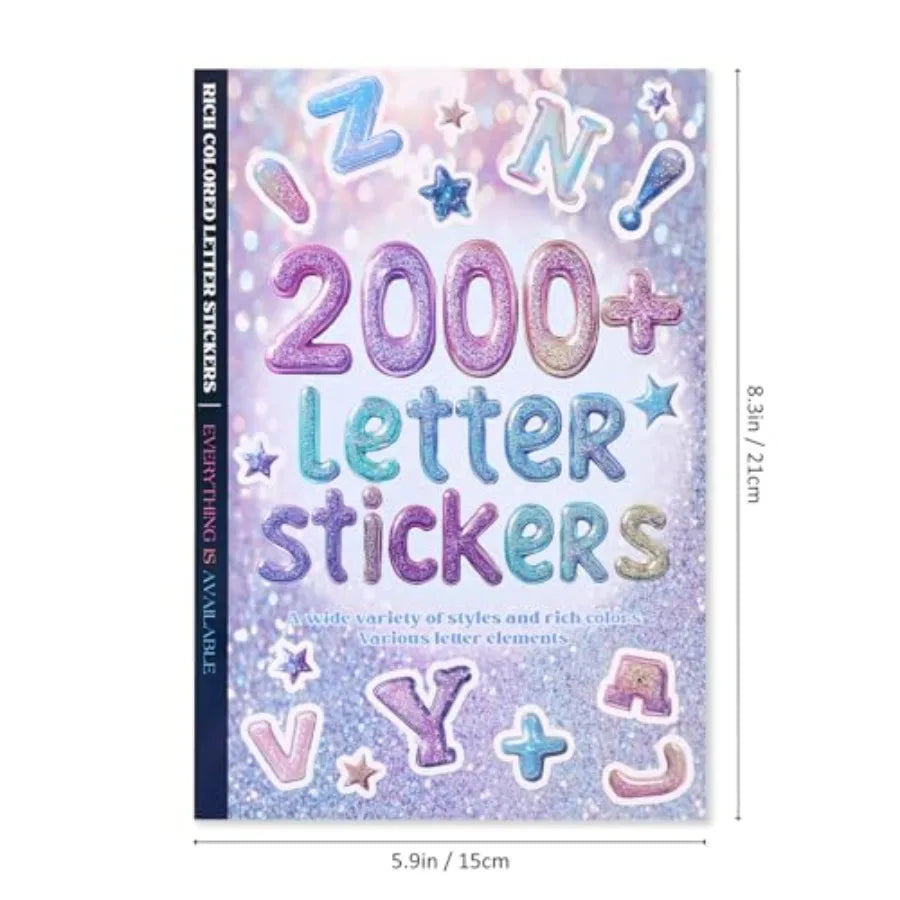 2000+ Pcs Alphabet  Stickers for Junk Journal Scrapbooking  DIY D