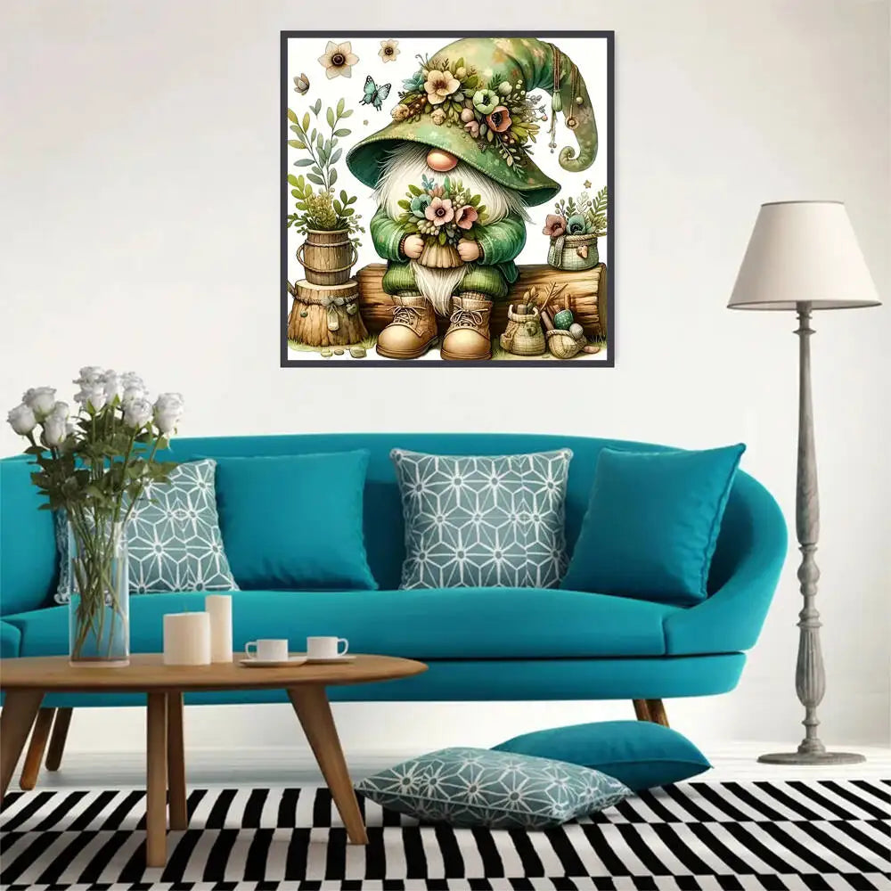 Diamond Dwarf Mushroom  Gnome Full Drill