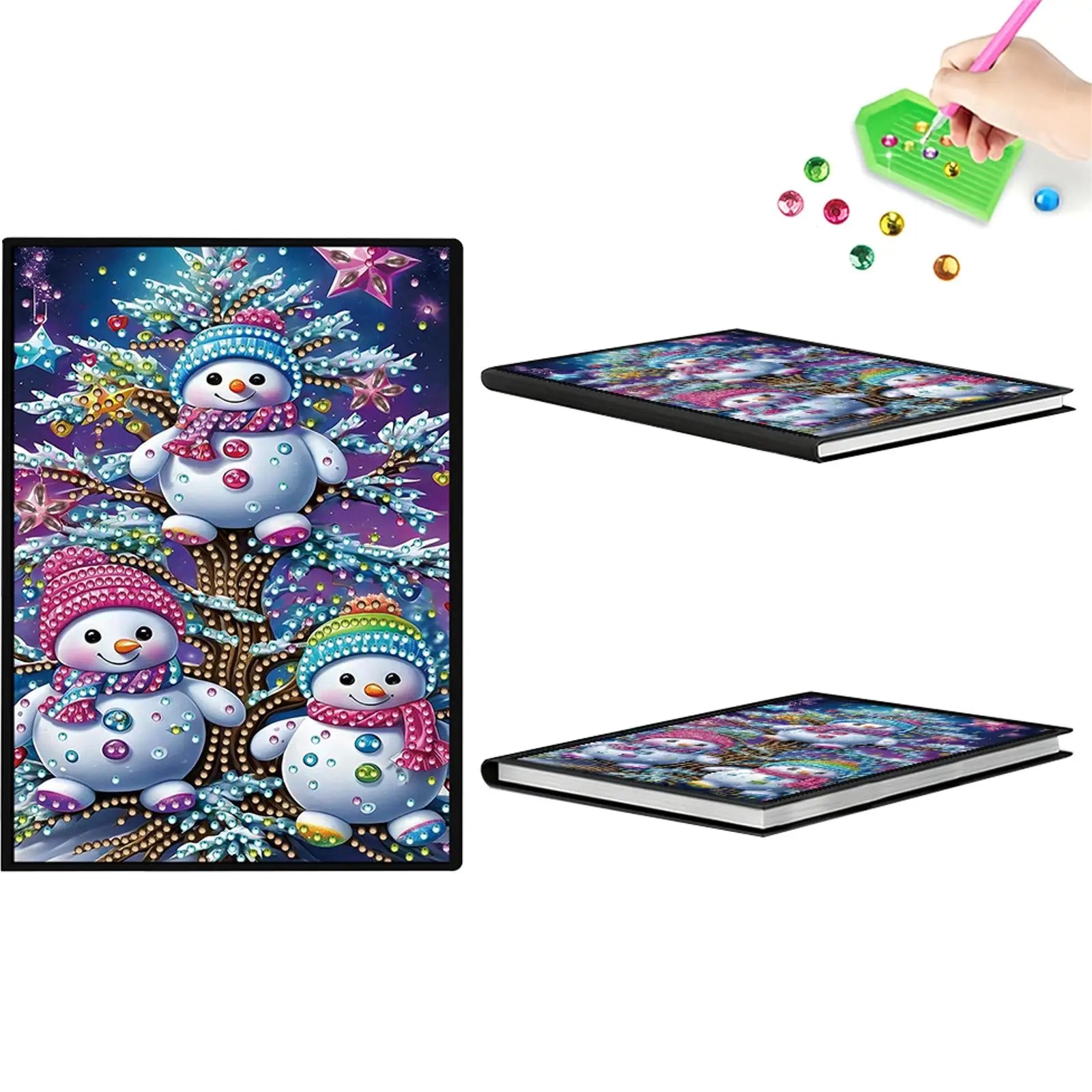 50-Page A5 Size 5D DIY Diamond Art Painting Notebook