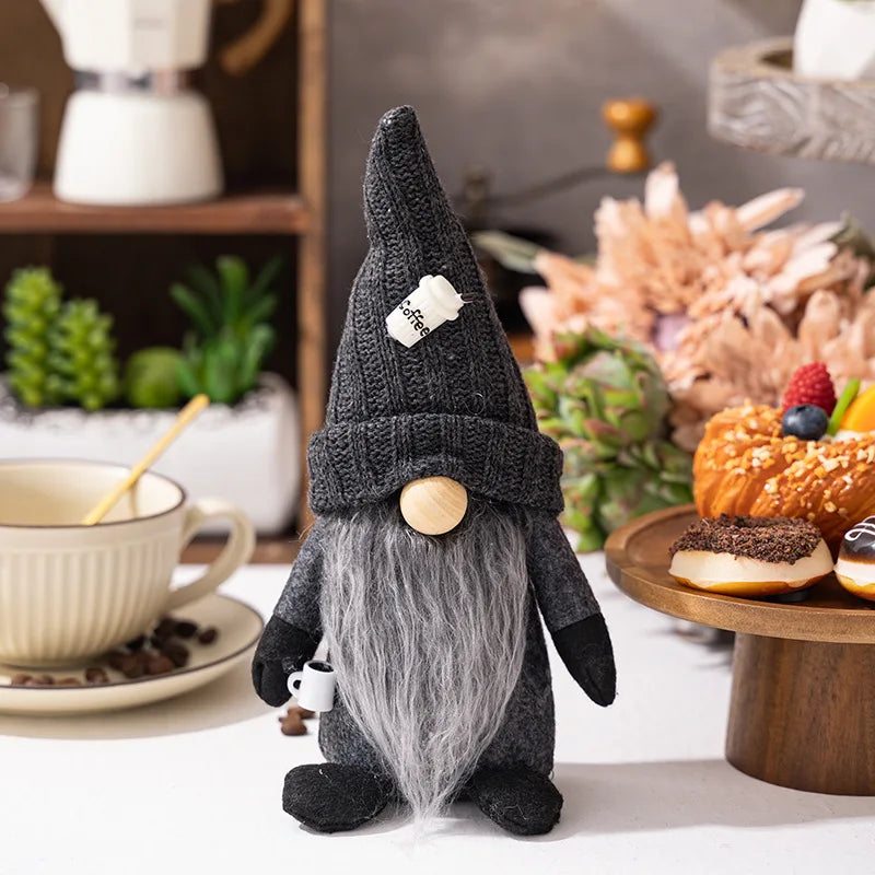 4 Styles Coffee Gnome Dolls Plush Nordic Doll