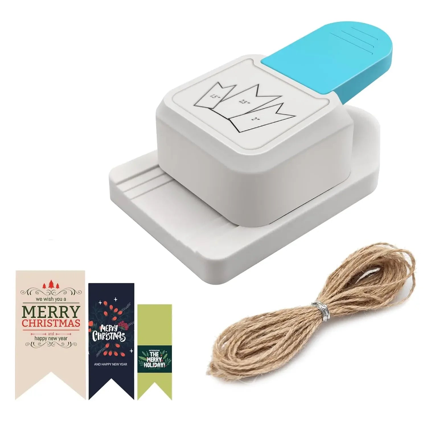 3-in-1 craft label punch, 1.5/2/2.5-inch gift label punch