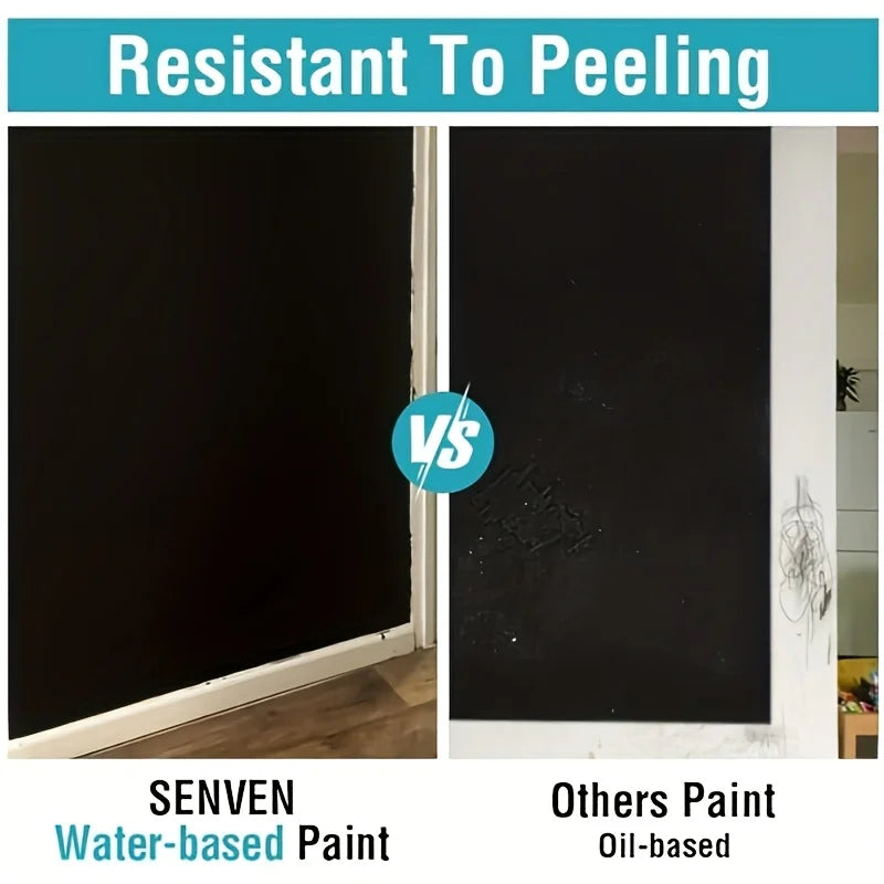 Chalkboard Paint Black  Paint for Wood, Metal, Glass, Wall, 9oz