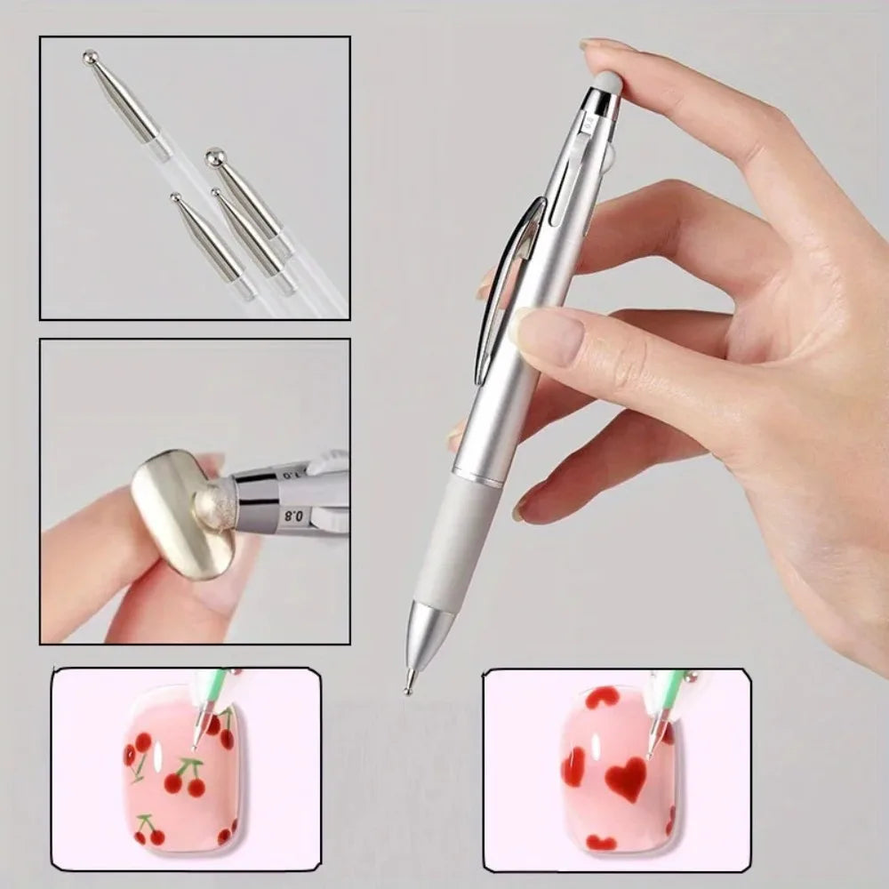Dotting Tools in Ballpoint Pen Dot Paint Manicure Kit