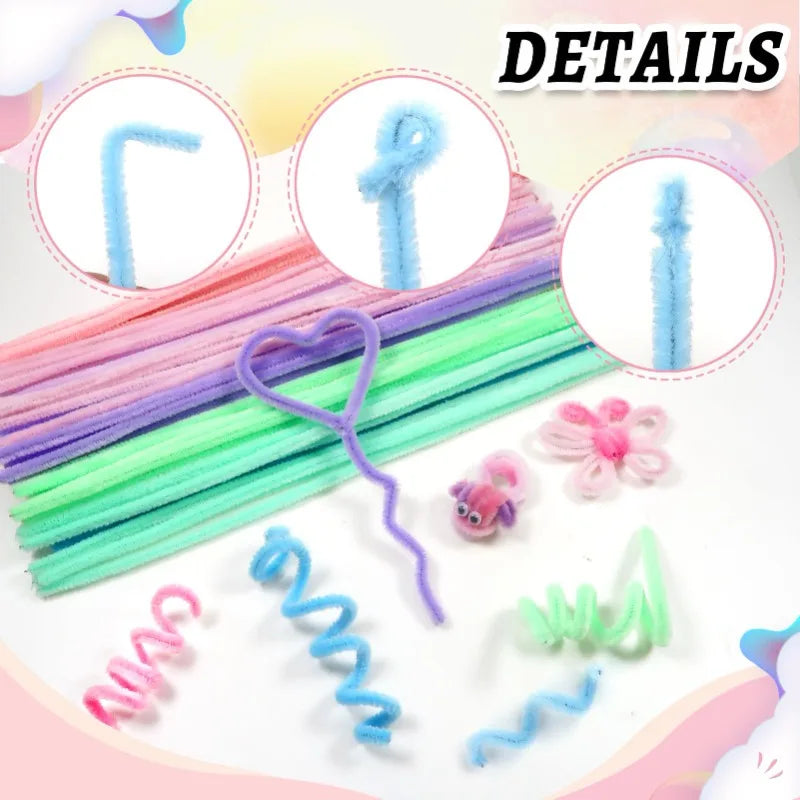 Creative Wires  Pipe Cleaners Colorful Chenille Stems