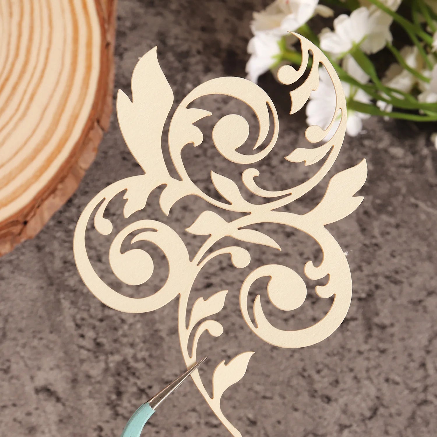 20pcs Hollow out Special-shaped  Paper, embelishments