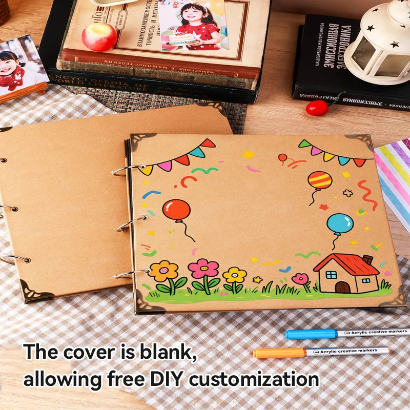32/80 Pages  Photo Albums Handmade Scrap Book For Wedding Anniversary Gifts