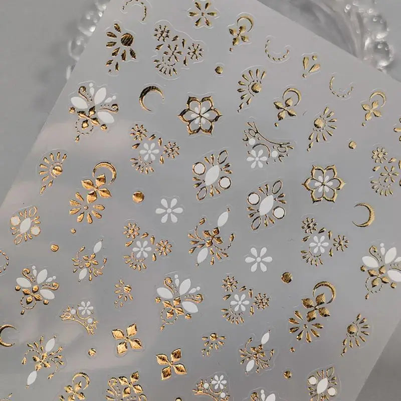 1PC 5D Bohemia Nail Sticker Decal Abstract Design