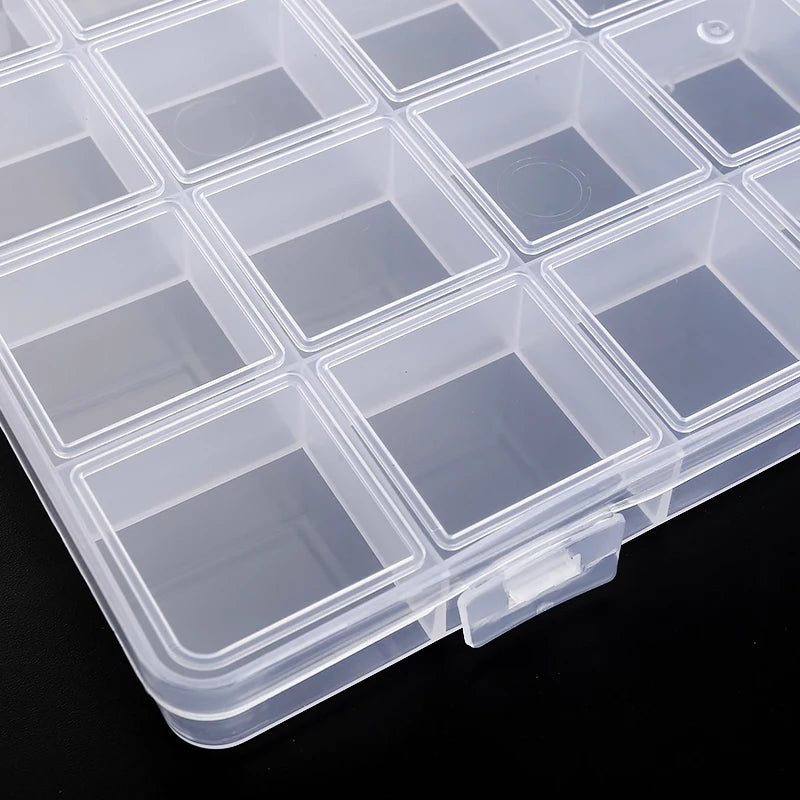 Transparent Storage Containers, 7 different sizes