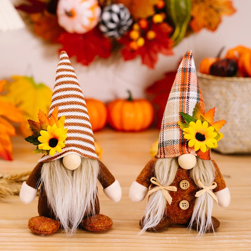 Fall Gnomes Decorations for Home Thanksgiving