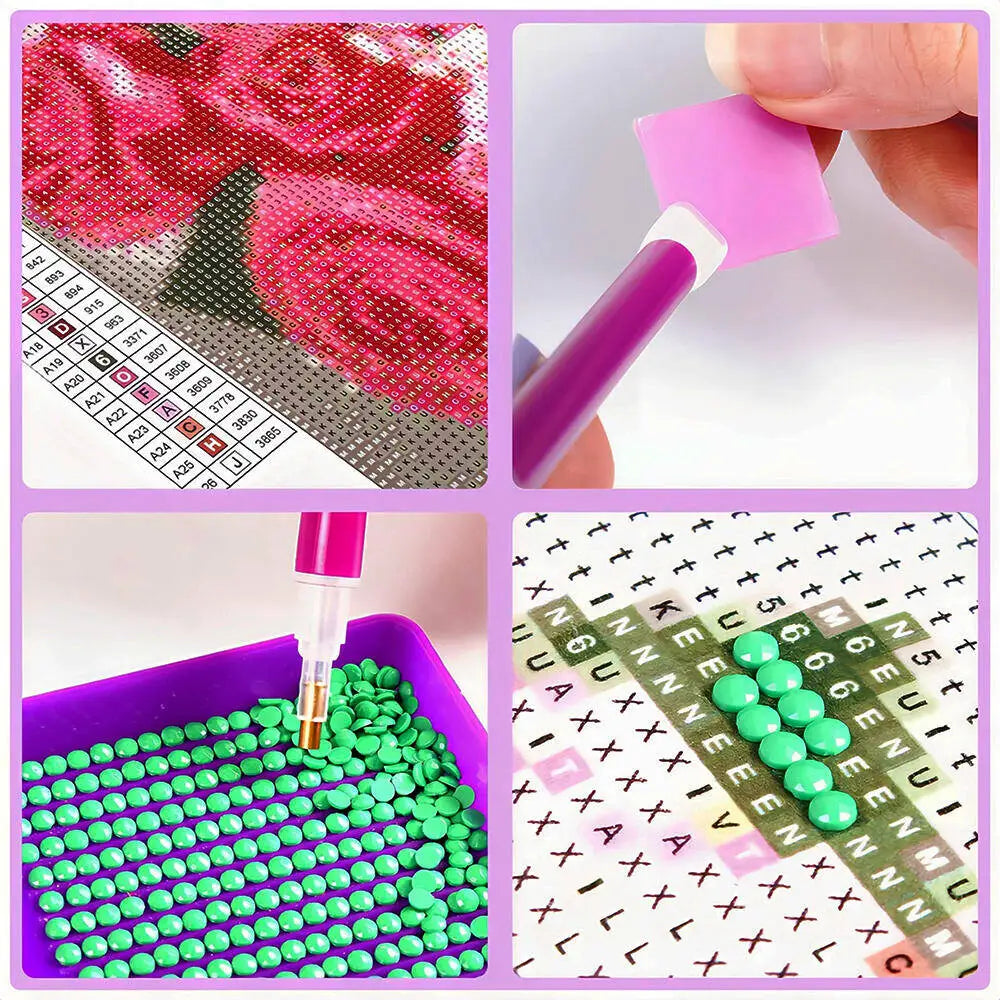 Diamond Dwarf Mushroom  Gnome Full Drill