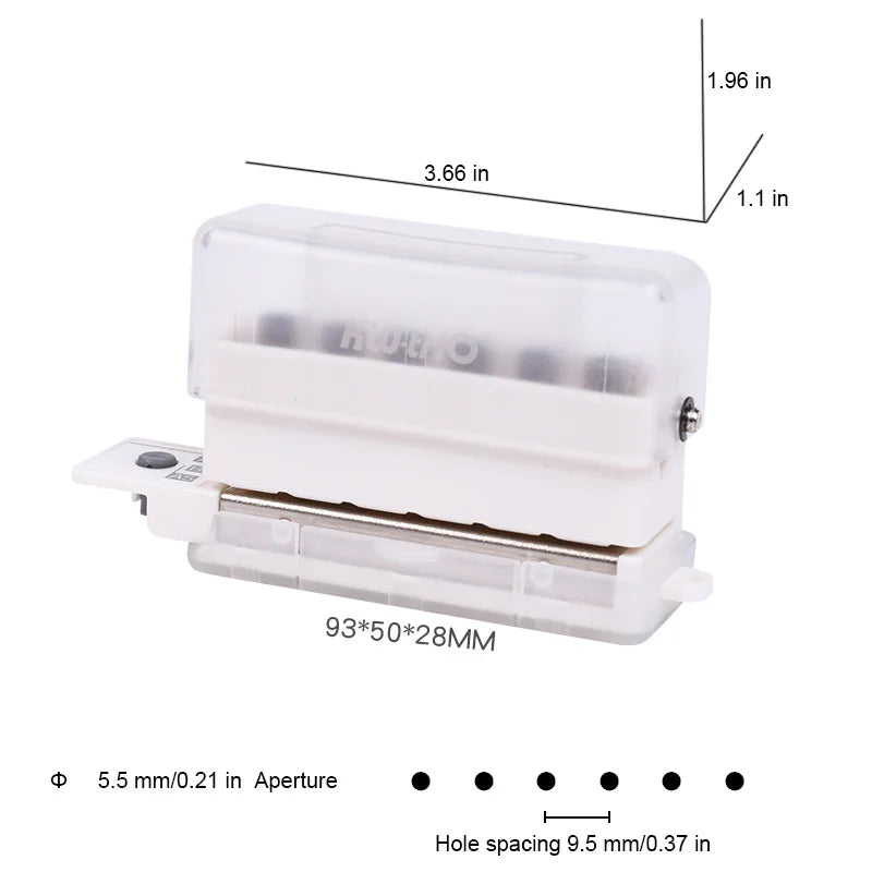 6 Hole Paper Punch 5.5mm Aperture,