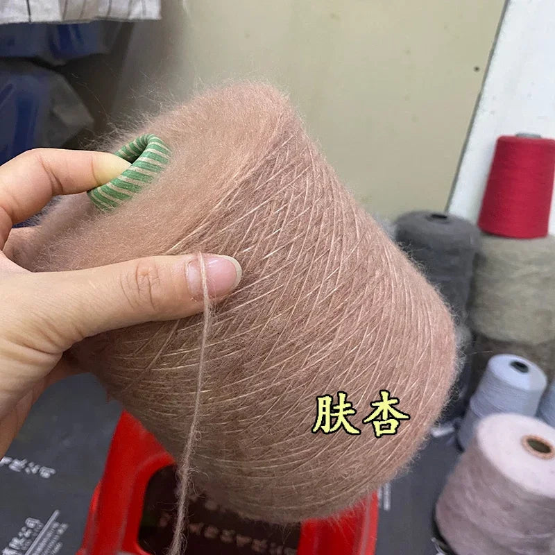 500G/PC Mohair Yarn High Quality Super Soft And Warm